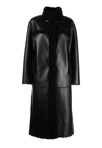 Apparis Wendbarer Shearling-Mantel - Schwarz