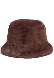Apparis faux-fur bucket hat - Braun
