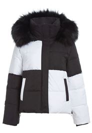 Apparis colour-blocked hooded jacket - Schwarz