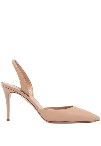 Aquazzura So Nude Pumps 85mm - Braun