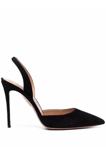 Aquazzura Spitze Slingback-Pumps - Schwarz