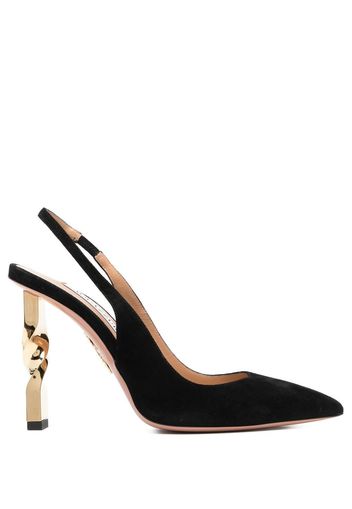 Aquazzura Slingback-Pumps 105mm - Schwarz