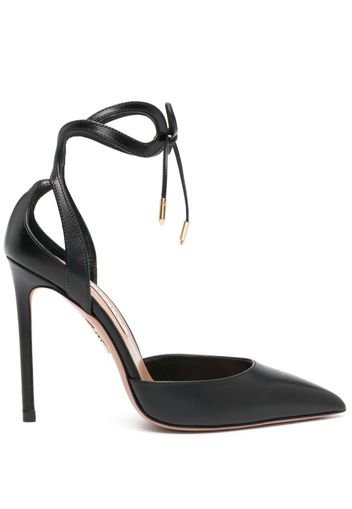 Aquazzura Tessa 109mm leather pumps - Schwarz