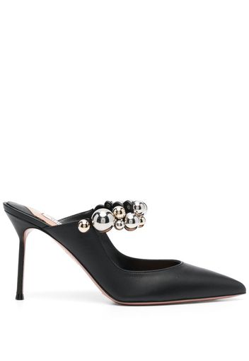 Aquazzura Blemind 95mm embellished pumps - Schwarz