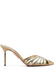 Aquazzura Flow Mules 85mm - Nude