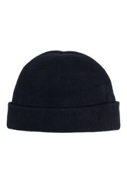 arch4 fine-ribbed cashmere beanie - Blau