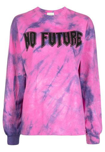 Aries No Future Langarmshirt - Rosa