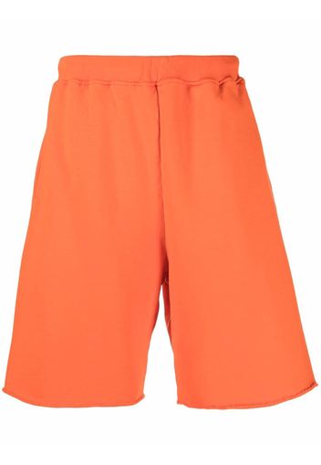 Aries logo-print track shorts - Orange