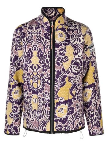Aries floral-print fleece sweater - Violett