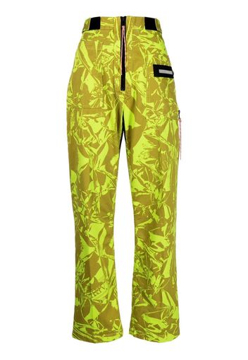 Aries camouflage-print walking trousers - Grün