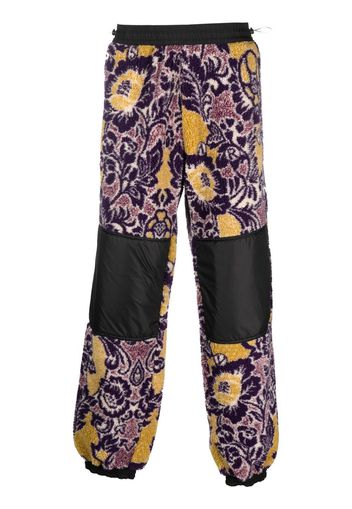 Aries floral-print track-pants - Violett