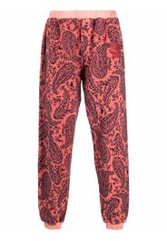 Aries Hose mit Paisley-Print - Rosa