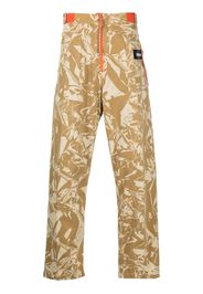 Aries graphic-print cotton walking trousers - Gelb