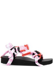 Arizona Love Gestreifte Kules Sandalen - Rosa