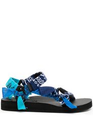 Arizona Love Trekky bandana-print sandals - Blau