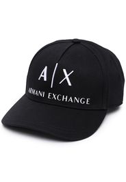 Armani Exchange Baseballkappe mit Logo - Schwarz