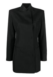 ARMARIUM no-lapels virgin wool blazer - Schwarz