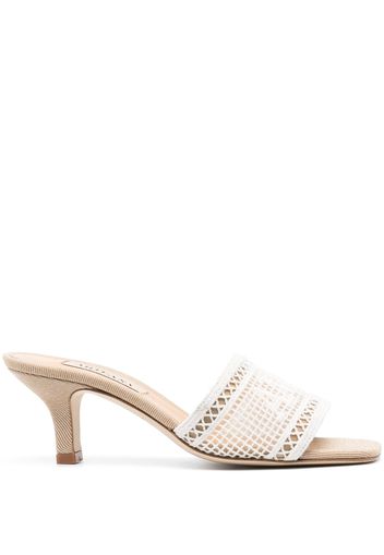 Arteana 60mm embroidered-motif open-toe sandals - Weiß