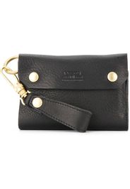 As2ov Portemonnaie mit Logo-Prägung - Schwarz