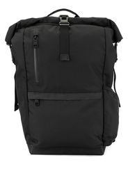 As2ov Rucksack mit Rollverschluss - Schwarz