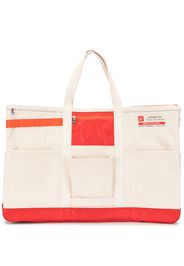 As2ov 'Alberton' Shopper aus Canvas - Weiß