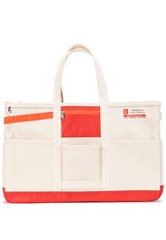 As2ov 'Alberton' Shopper aus Canvas - Weiß