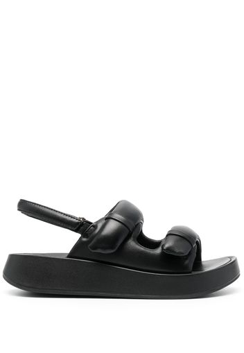 Ash padded-design leather sandals - Schwarz