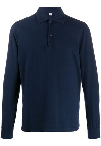 ASPESI Poloshirt mit langen Ärmeln - Blau