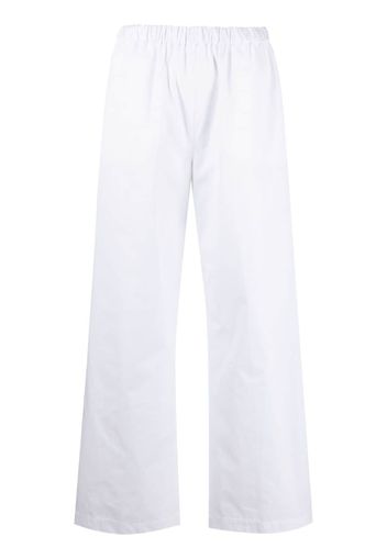 ASPESI poplin straight-leg trousers - Weiß