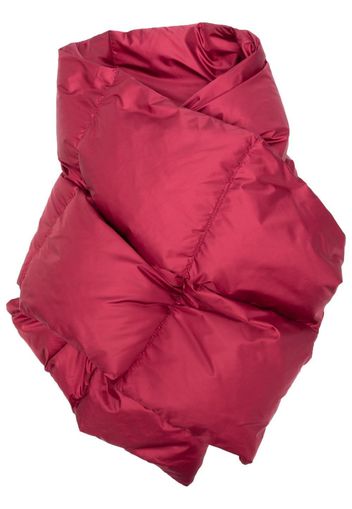 ASPESI quilted paddd scarf - Rot