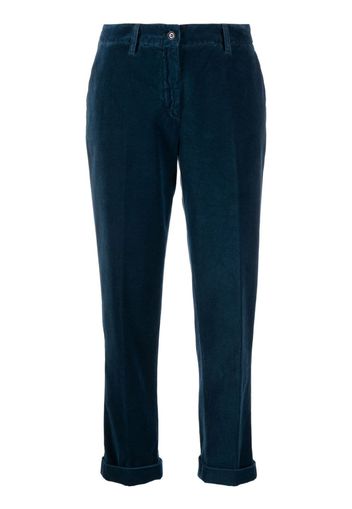 ASPESI pressed-crease slim-cut trousers - Blau