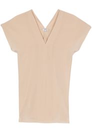 ASPESI cady silk top - Nude