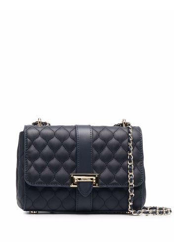 Aspinal Of London Lottie quilted leather bag - Blau