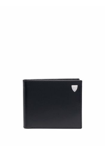 Aspinal Of London leather bi-fold wallet - Schwarz