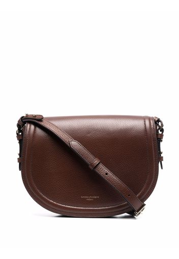 Aspinal Of London Stella leather shoulder bag - Braun