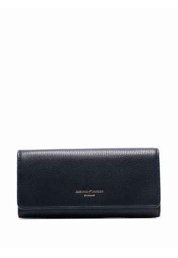 Aspinal Of London grain leather wallet - Blau