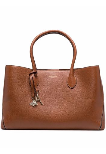 Aspinal Of London London leather tote bag - Braun