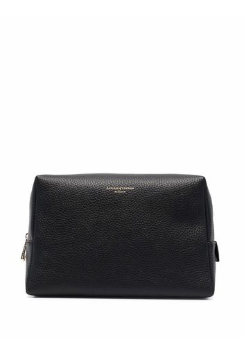 Aspinal Of London London pebbled maked up bag - Schwarz