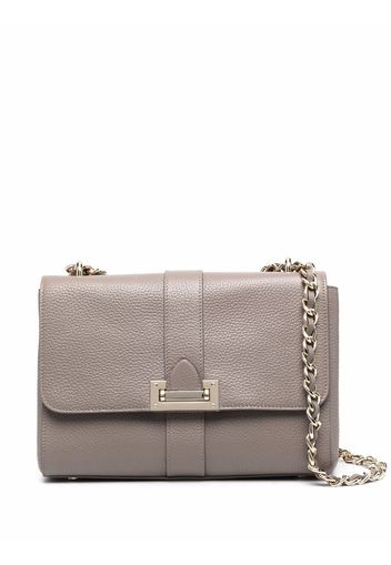 Aspinal Of London Lottie pebbled leather bag - Grau