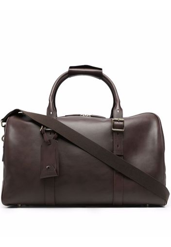 Aspinal Of London Harrison Weekender leather holdall - Braun