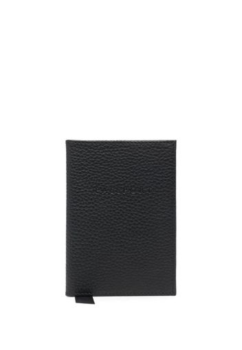 Aspinal Of London leather passport cover - Schwarz