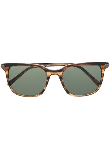 Aspinal Of London Eckige Triton Sonnenbrille - Braun