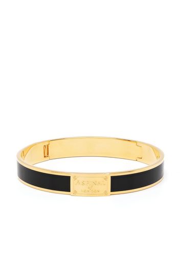 Aspinal Of London enamel bangle bracelet - Gold