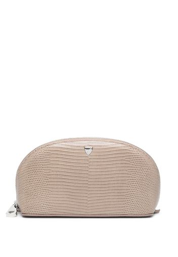 Aspinal Of London Madison leather make up bag - Nude