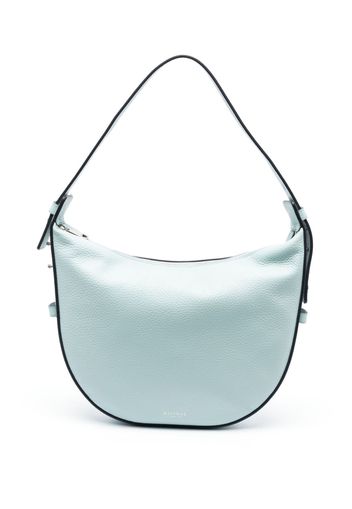 Aspinal Of London pebbled-leather shoulder bag - Blau