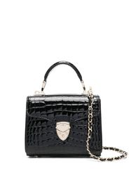 Aspinal Of London Mayfair crocodile-embossed tote bag - Schwarz