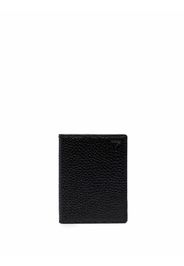 Aspinal Of London grained leather travel wallet - Schwarz