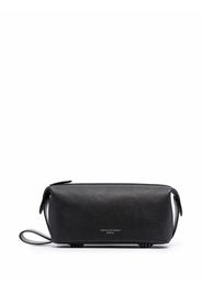 Aspinal Of London top-zip wash bag - Schwarz