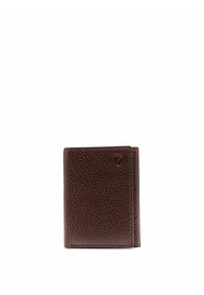 Aspinal Of London tri-fold leather wallet - Braun