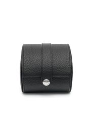 Aspinal Of London pebbled watch roll - Schwarz